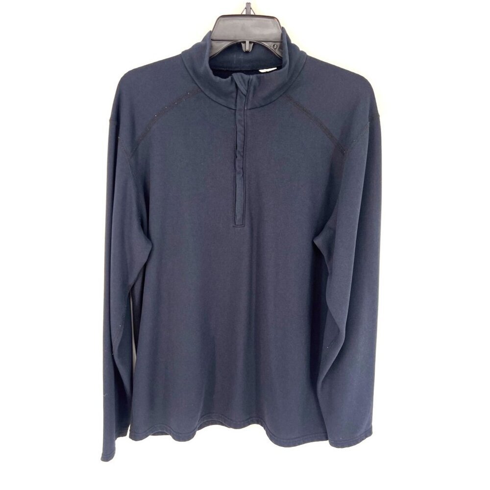 DriFire FR 1/4 Zip Sweatshirt Pullover Workwear Flame Resistant Navy Blue Medium